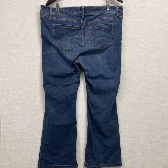Torrid Jeans Womens Size Luxe Slim Boot Super Stretch Denim Women's Size 18R - Picture 3 of 9